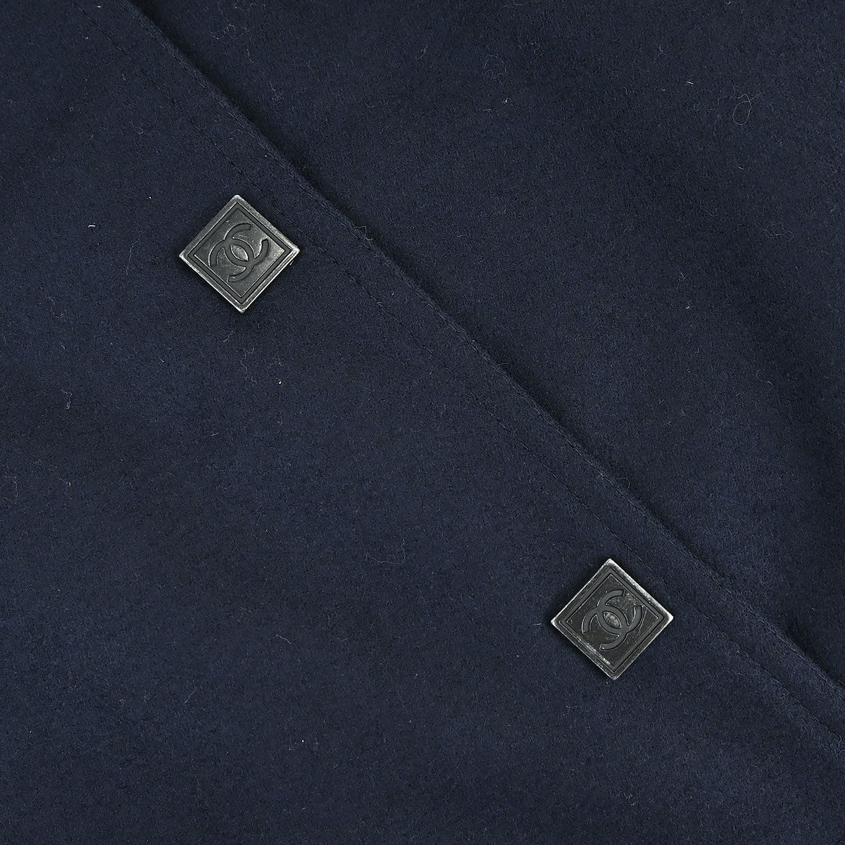 Chanel 2004 Sport Line Spring Letterman Bomber Jacket Navy #38