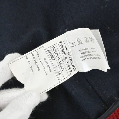 Chanel 2004 Sport Line Spring Letterman Bomber Jacket Navy #38