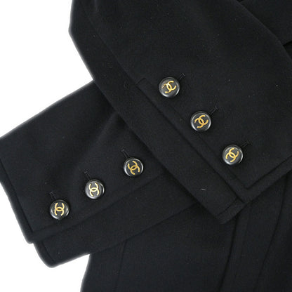 Chanel 1993 Coat Black #38