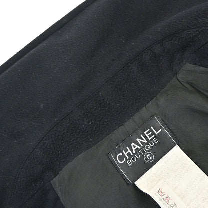 Chanel 1993 Coat Black #38