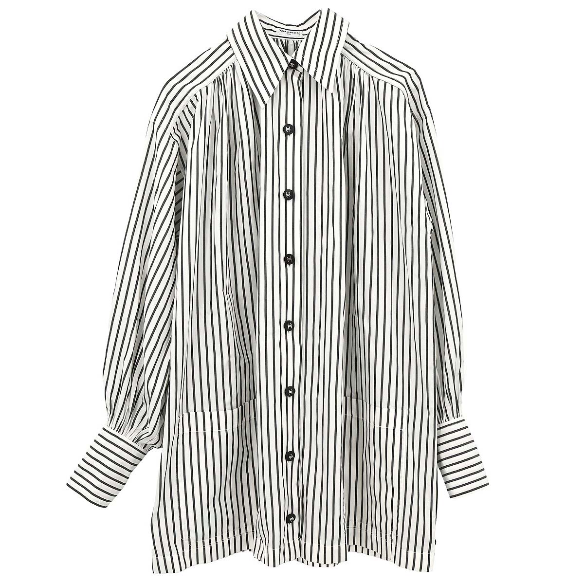 Chanel Shirt Blouse Black
