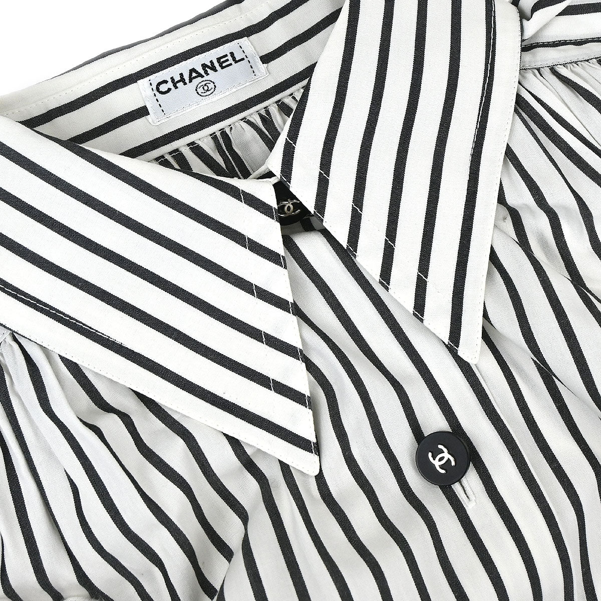 Chanel Shirt Blouse Black
