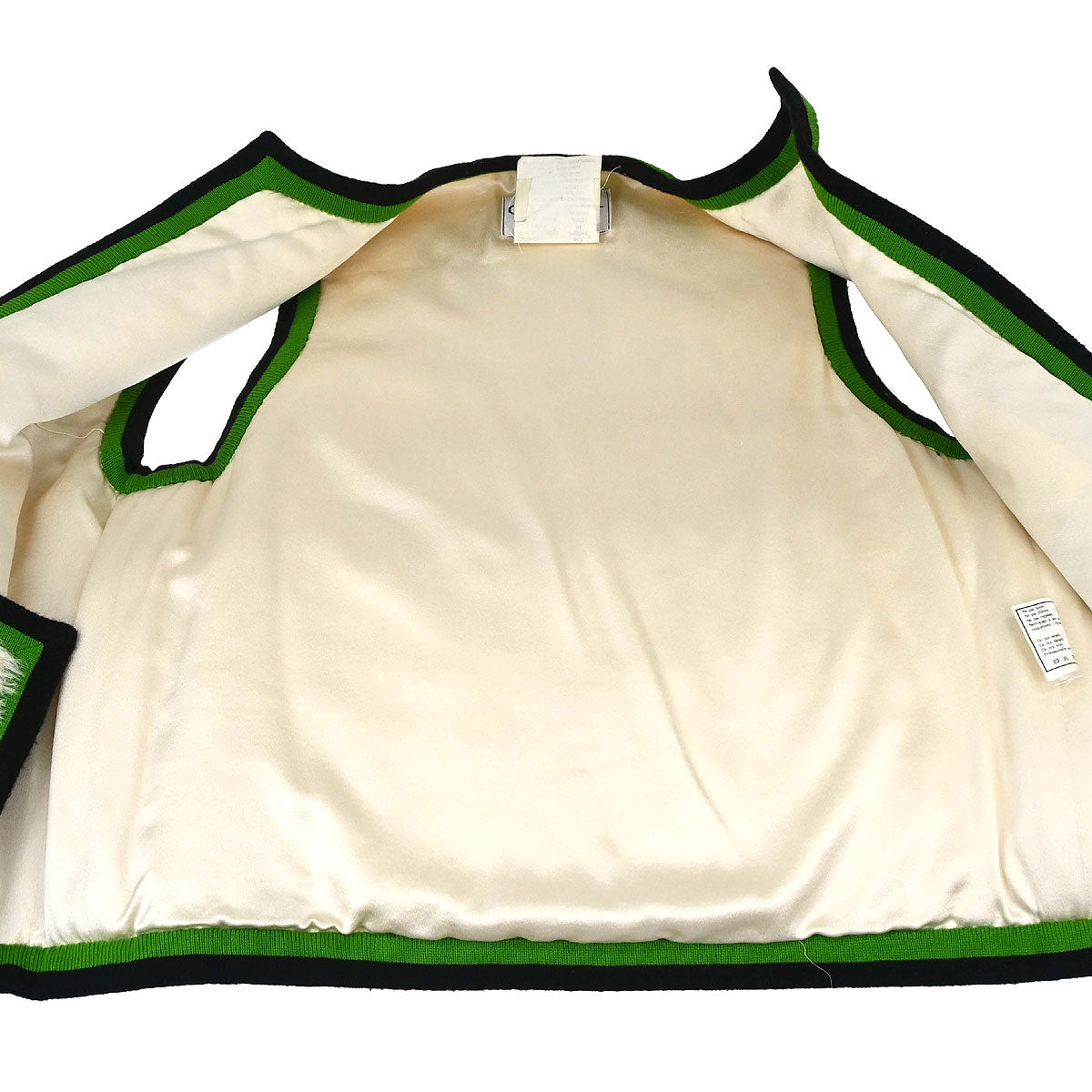 Chanel 1994 Sleeveless Vest Jacket White #34
