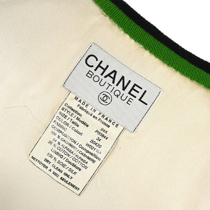 Chanel 1994 Sleeveless Vest Jacket White #34