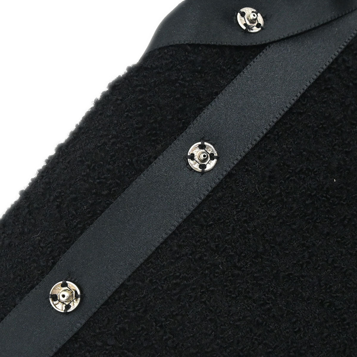 Chanel 2003 Setup Suit Jacket Skirt Black #36