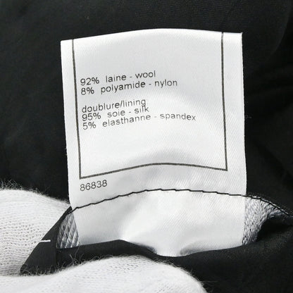 Chanel 2003 Setup Suit Jacket Skirt Black #36