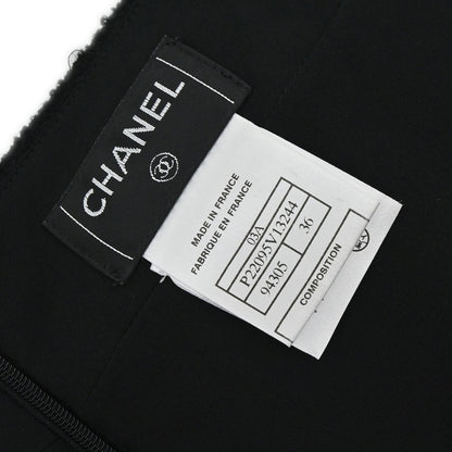 Chanel 2003 Setup Suit Jacket Skirt Black #36