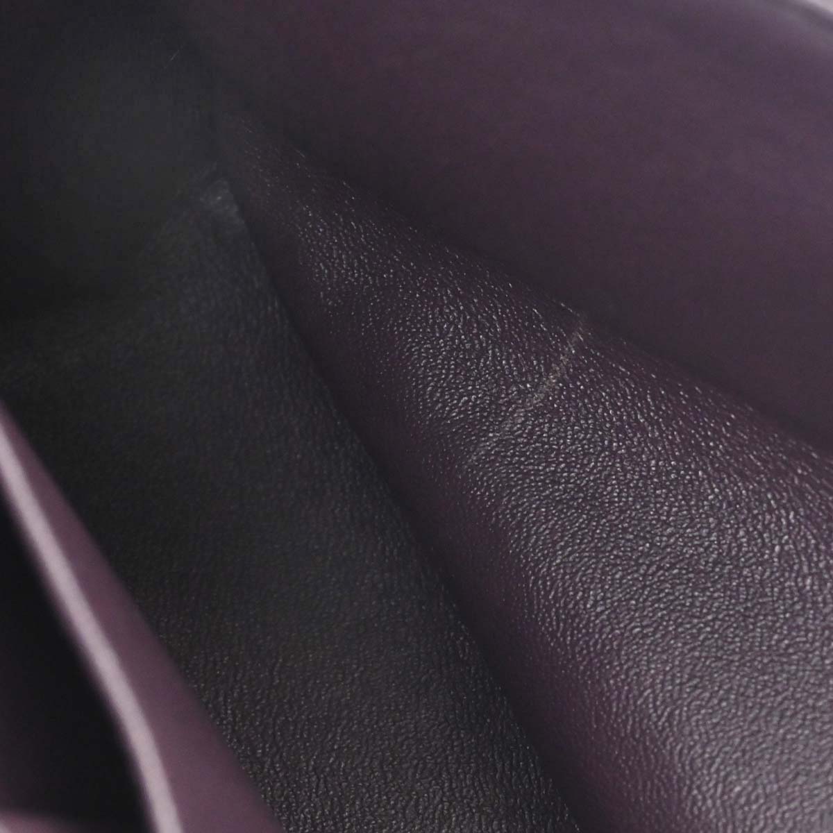 Chanel Purple Cotton Medium Classic Double Flap Shoulder Bag