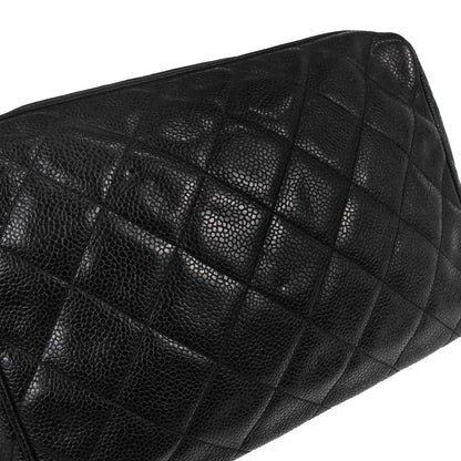 Chanel Black Caviar Skin Camera Bag Small