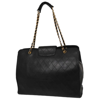 Chanel Black Lambskin Bicolore Supermodel Shoulder Bag
