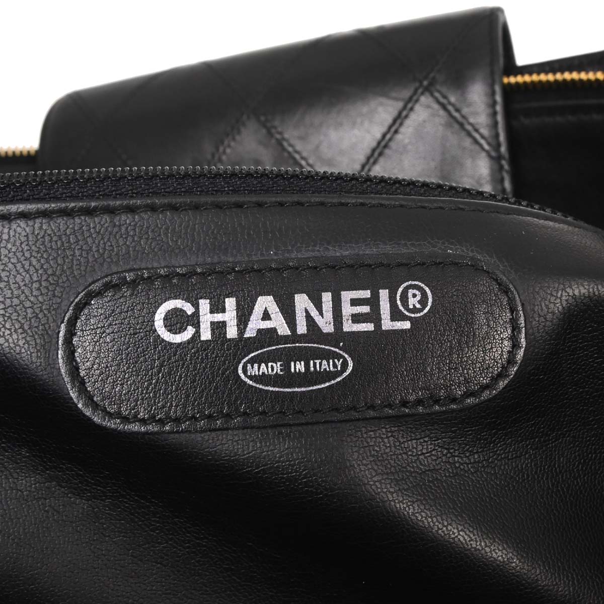 Chanel Black Lambskin Bicolore Supermodel Shoulder Bag