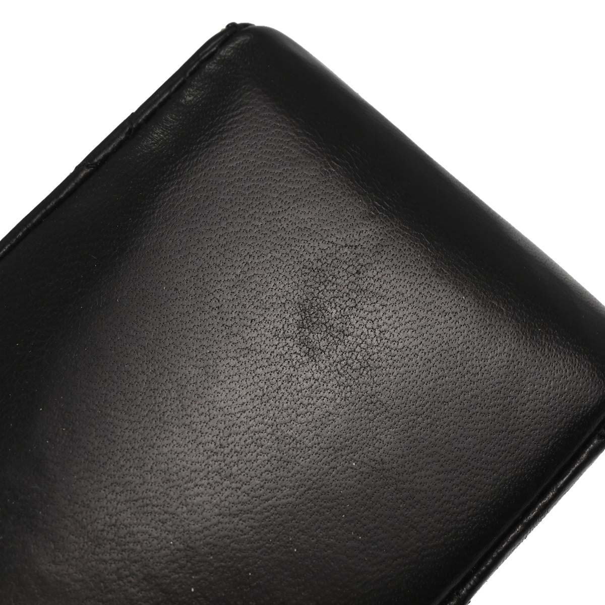Chanel Black Lambskin Straight Flap Shoulder Bag