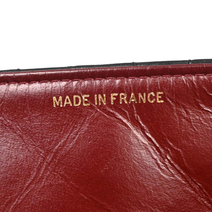 Chanel Black Lambskin Straight Flap Shoulder Bag