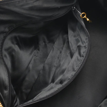 Chanel Black Caviar Skin 2way Shoulder Duffle Handbag