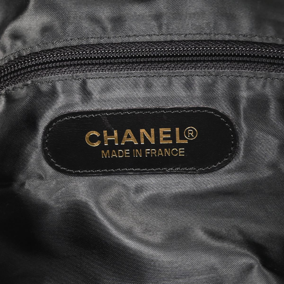 Chanel Black Caviar Skin 2way Shoulder Duffle Handbag
