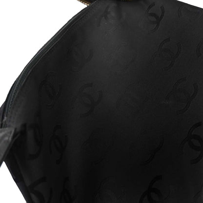 Chanel Black Calfskin Wild Stitch Handbag