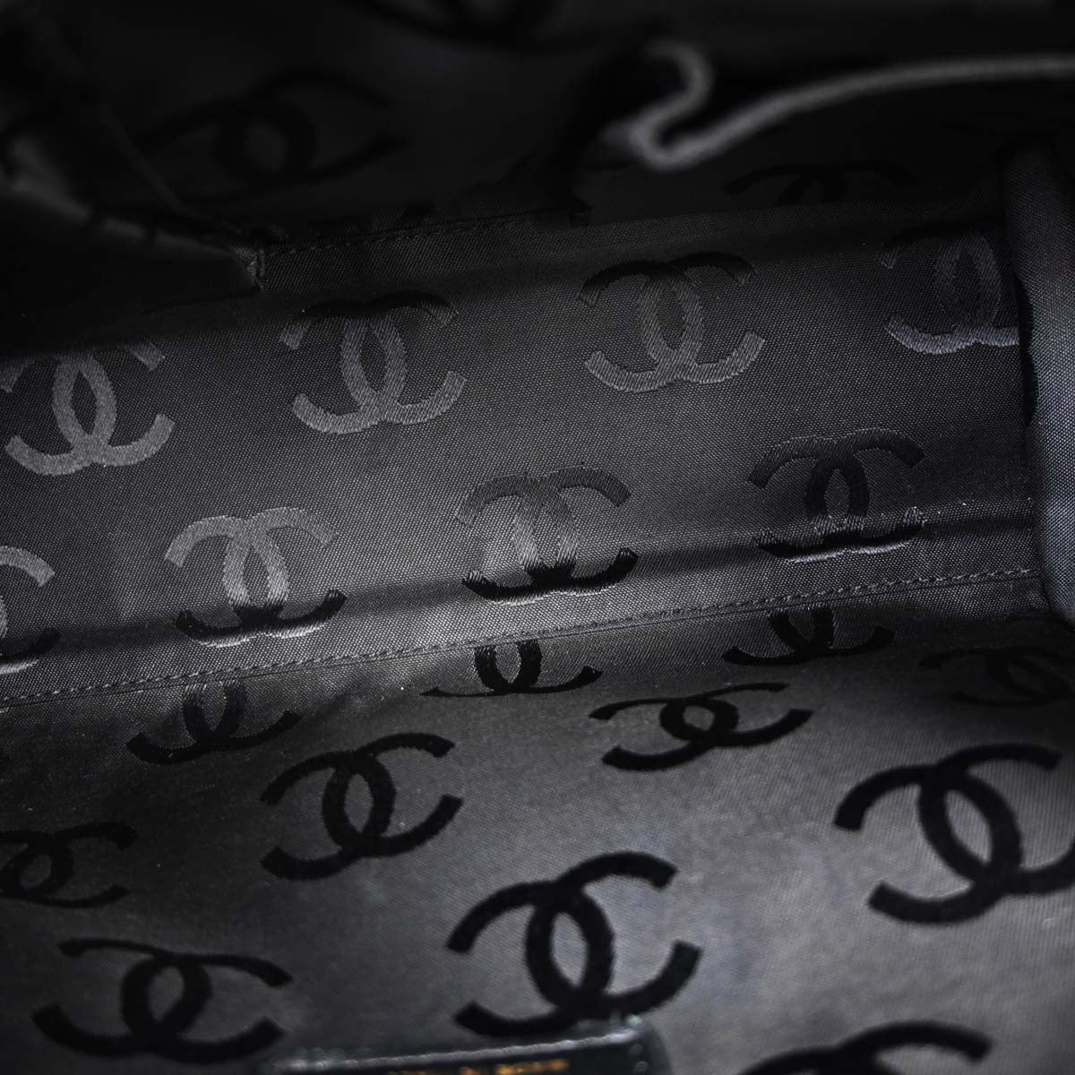 Chanel Black Calfskin Wild Stitch Handbag