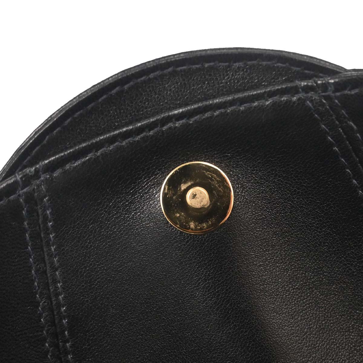 Chanel Black Lambskin Satin Camellia Handbag