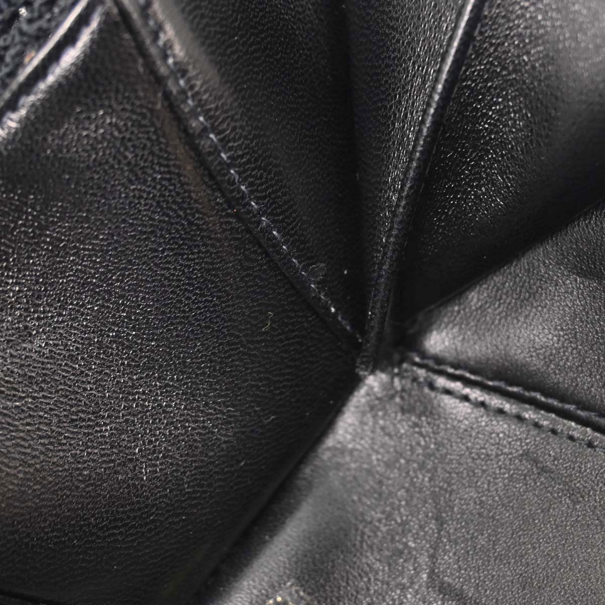 Chanel Black Lambskin Satin Camellia Handbag