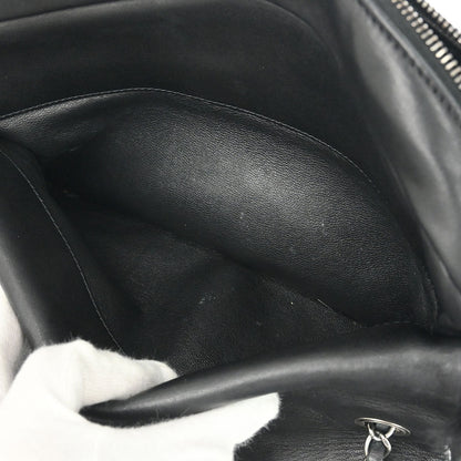 Chanel 2012-2013 Black Rabbit Fur Shoulder Bag