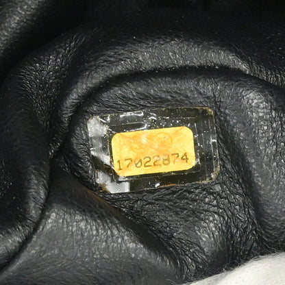 Chanel 2012-2013 Black Rabbit Fur Shoulder Bag