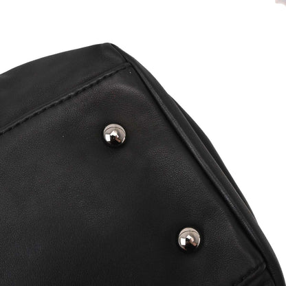 Chanel Black Calfskin Luxury Line Tote Handbag