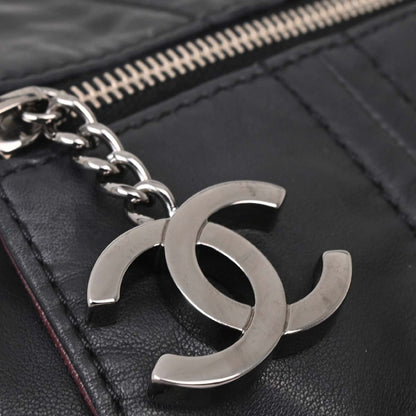 Chanel Black Calfskin Luxury Line Tote Handbag
