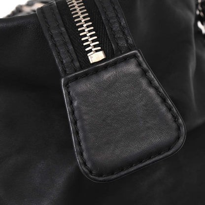Chanel Black Calfskin Luxury Line Tote Handbag