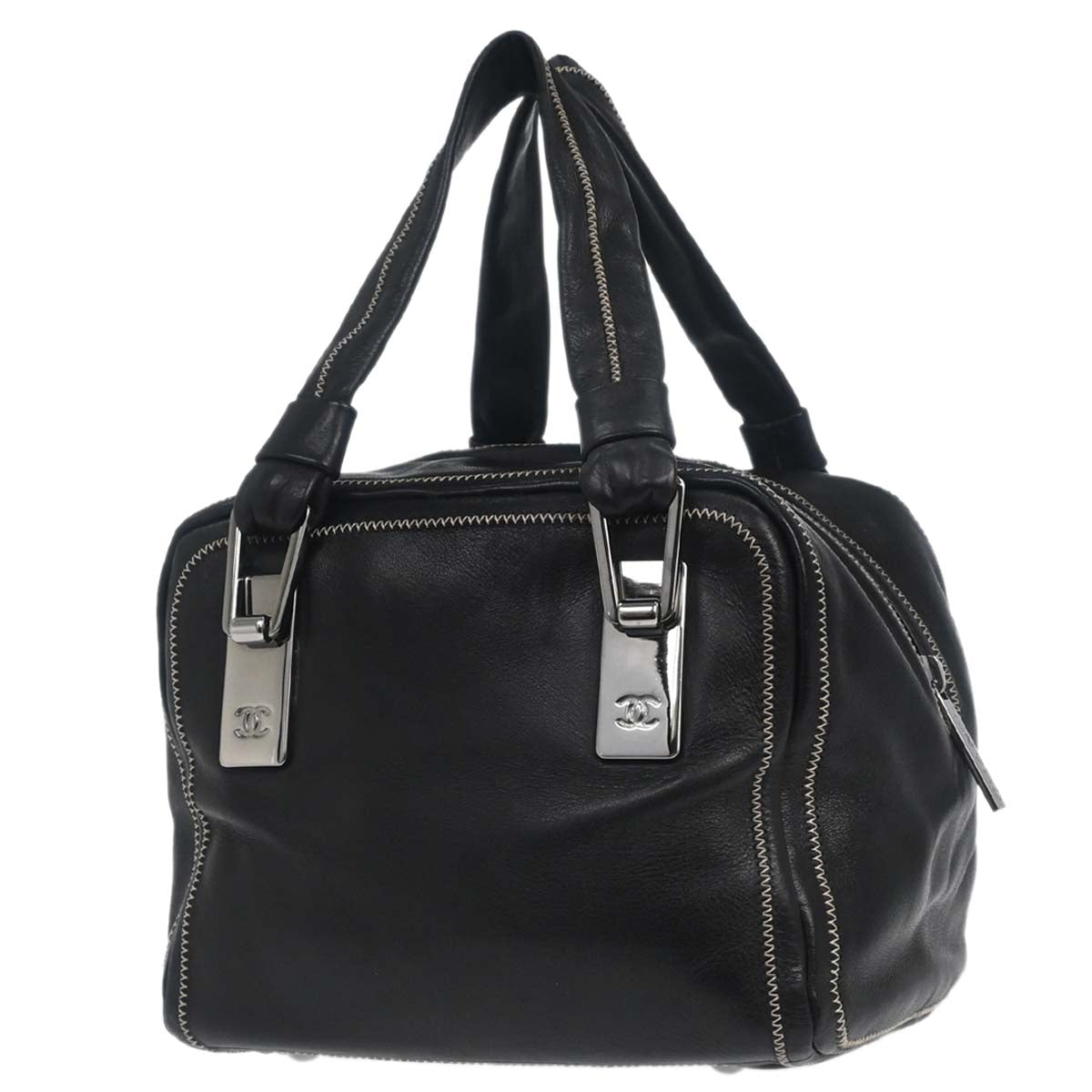 Chanel Black Lambskin Handbag