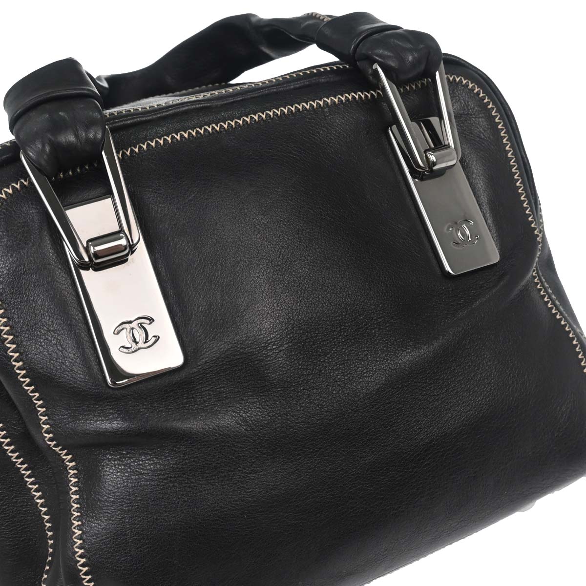 Chanel Black Lambskin Handbag