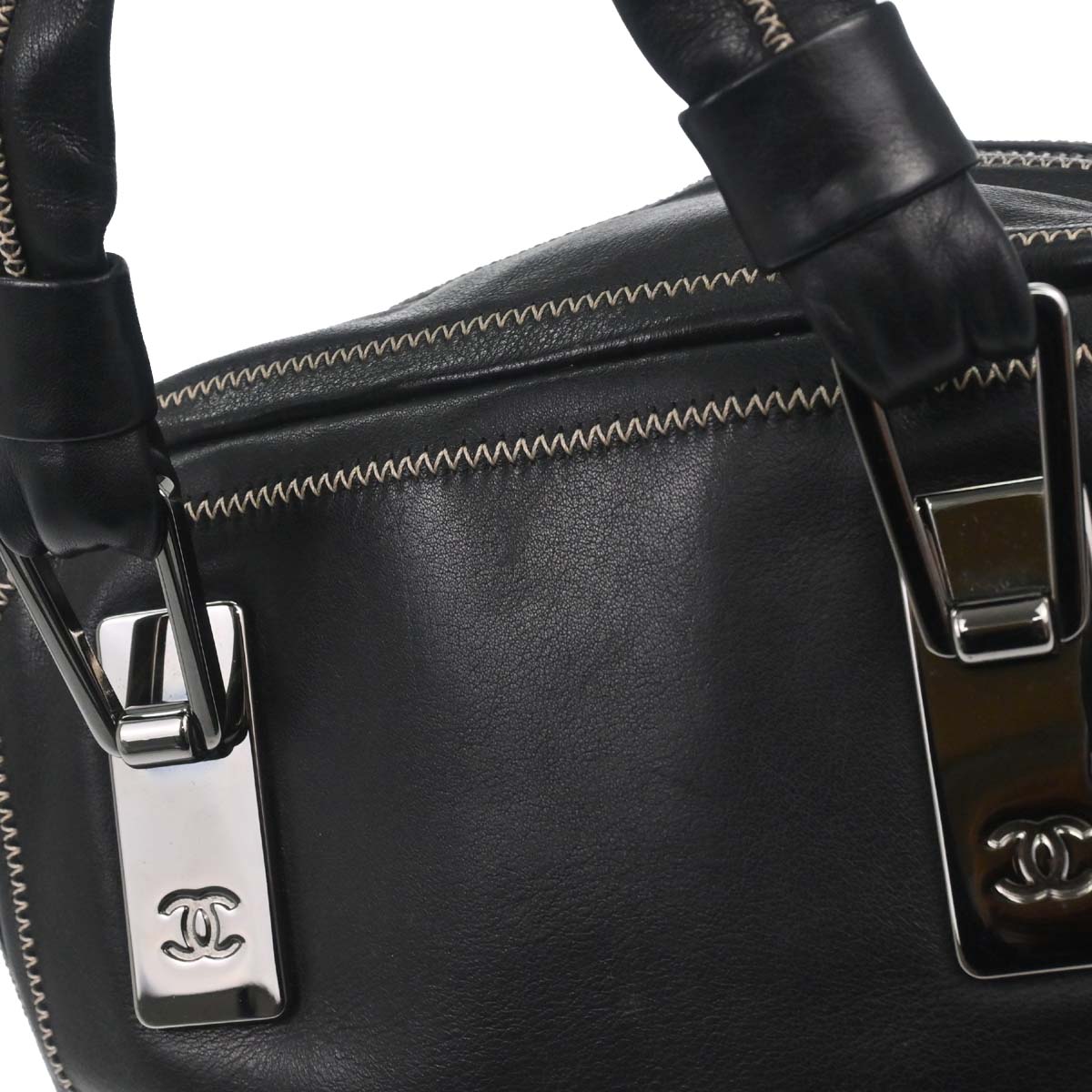 Chanel Black Lambskin Handbag