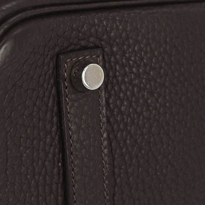 Hermes Ebene Taurillon Clemence Birkin 35 Handbag