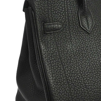 Hermes Black Fjord Haut a Courroies 32 Handbag