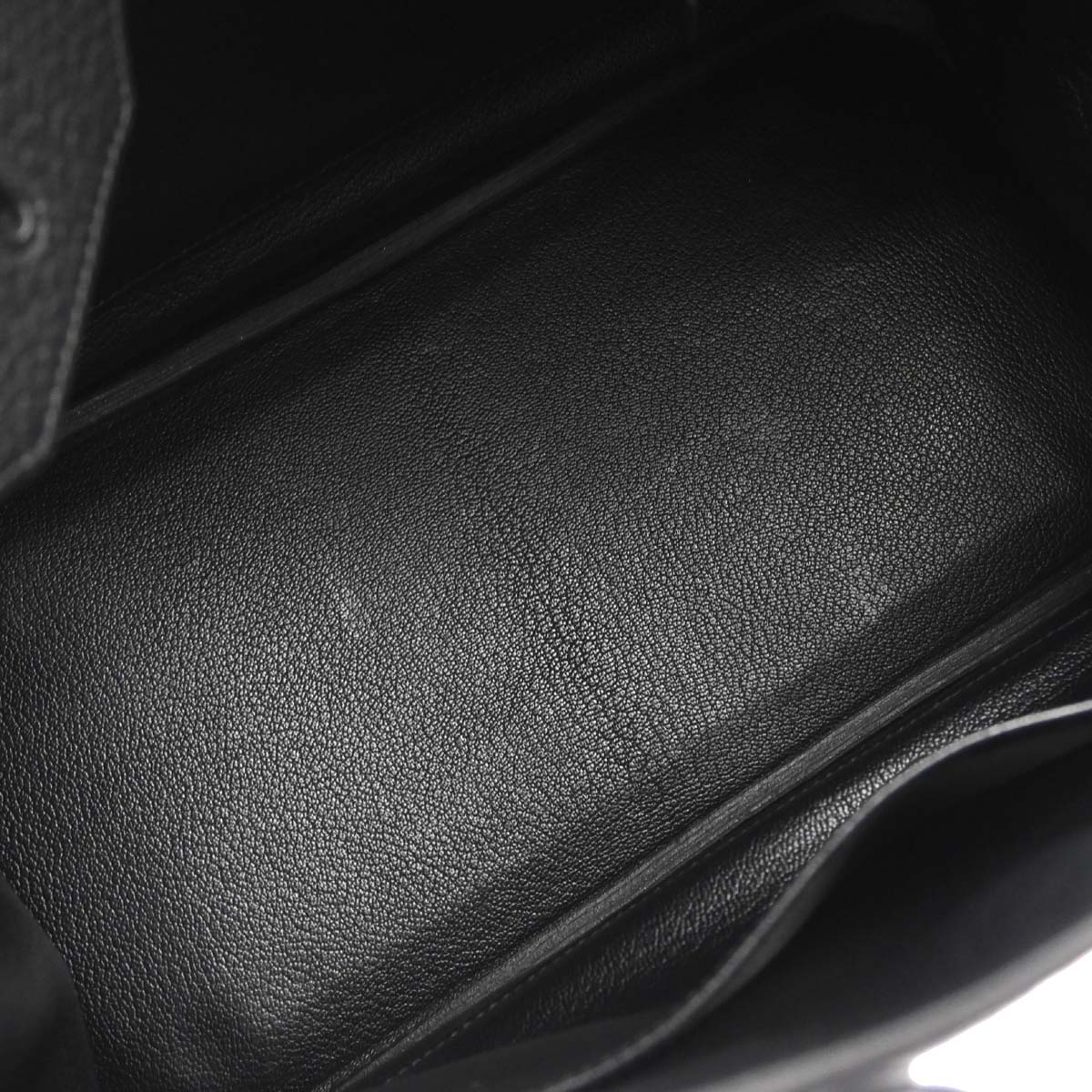 Hermes Black Fjord Haut a Courroies 32 Handbag