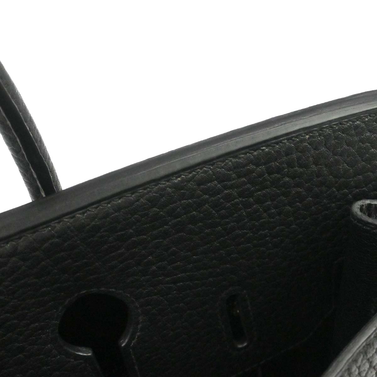 Hermes Black Fjord Haut a Courroies 32 Handbag