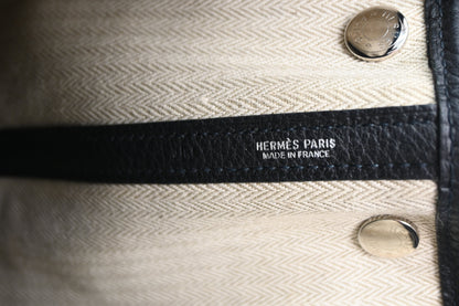 Hermes Black Negonda Garden Party 30 TPM Tote Handbag