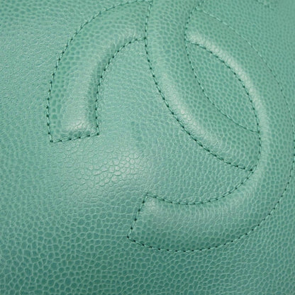 Chanel Emerald Green Caviar Skin Timeless Lunch Box Vanity 24 2way Shoulder Handbag
