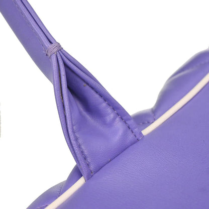 Chanel Purple Calfskin Bowling Bag 50