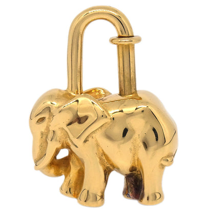 Hermes 1988 Elephant Cadena Gold Small Good