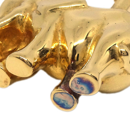 Hermes 1988 Elephant Cadena Gold Small Good