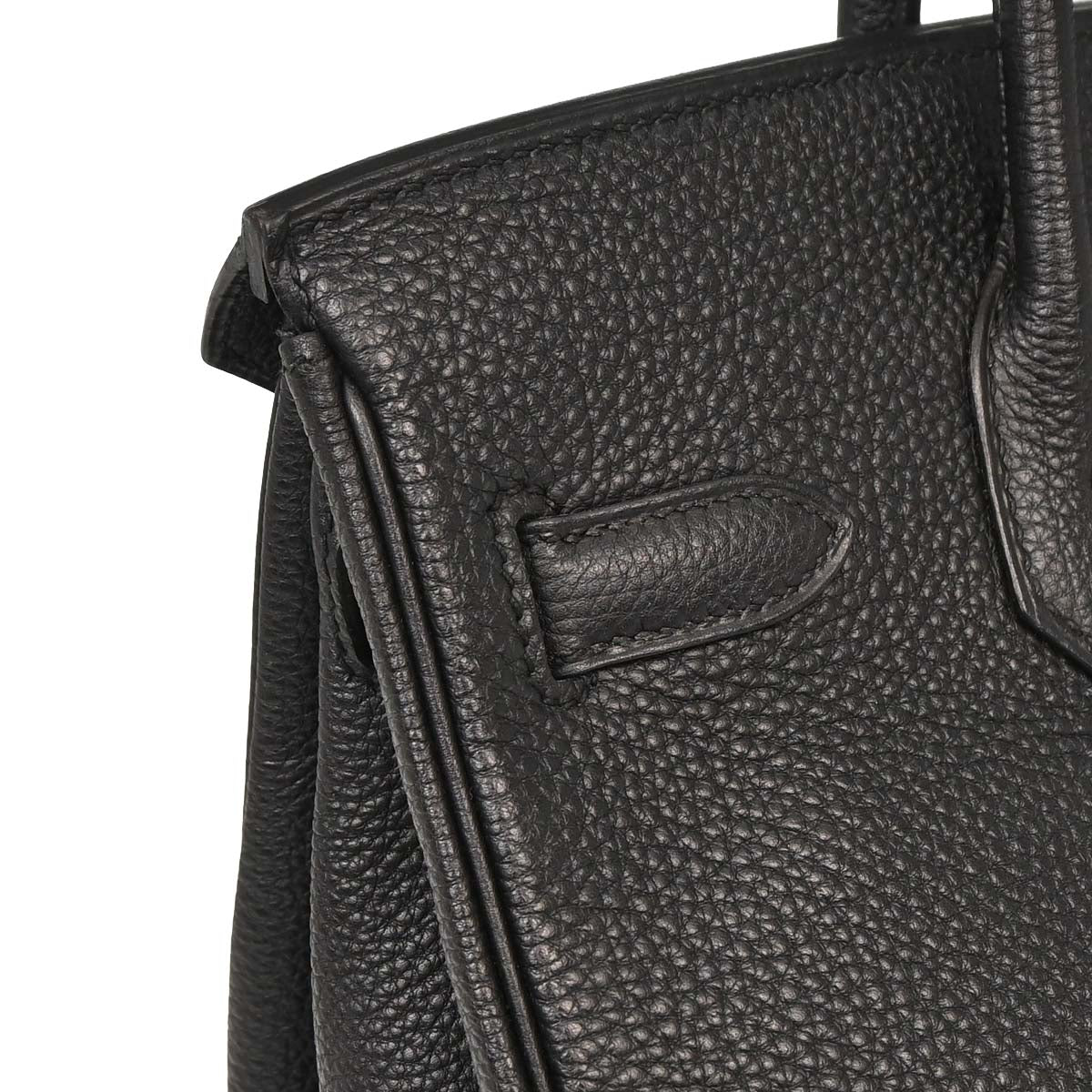 Hermes Black Togo Birkin 30 Handbag