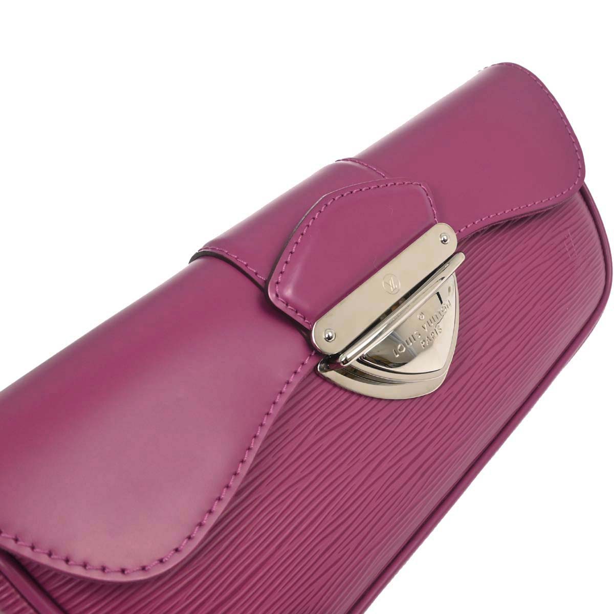 Louis Vuitton Purple Epi Pochette Montaigne Handbag M5929L
