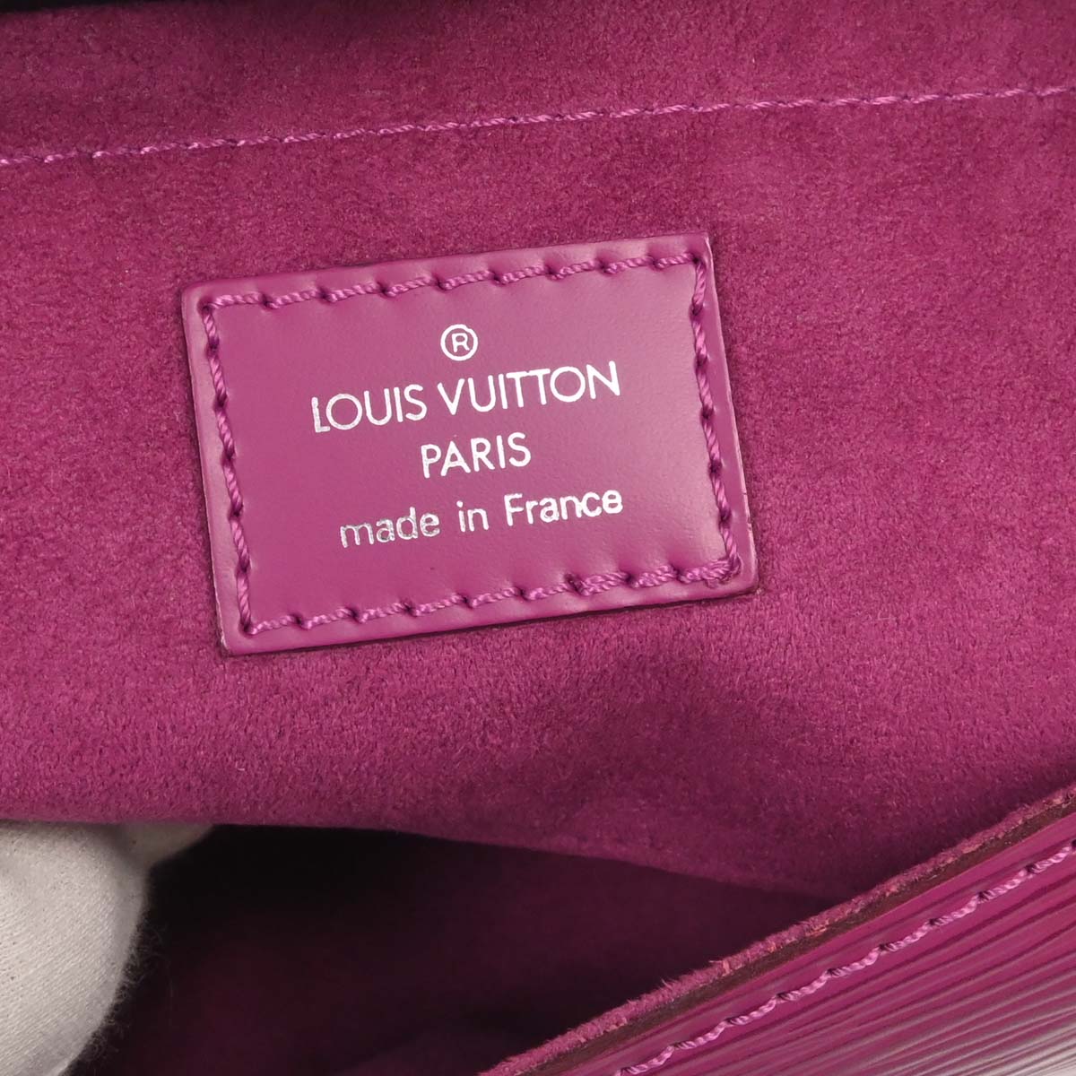 Louis Vuitton Purple Epi Pochette Montaigne Handbag M5929L