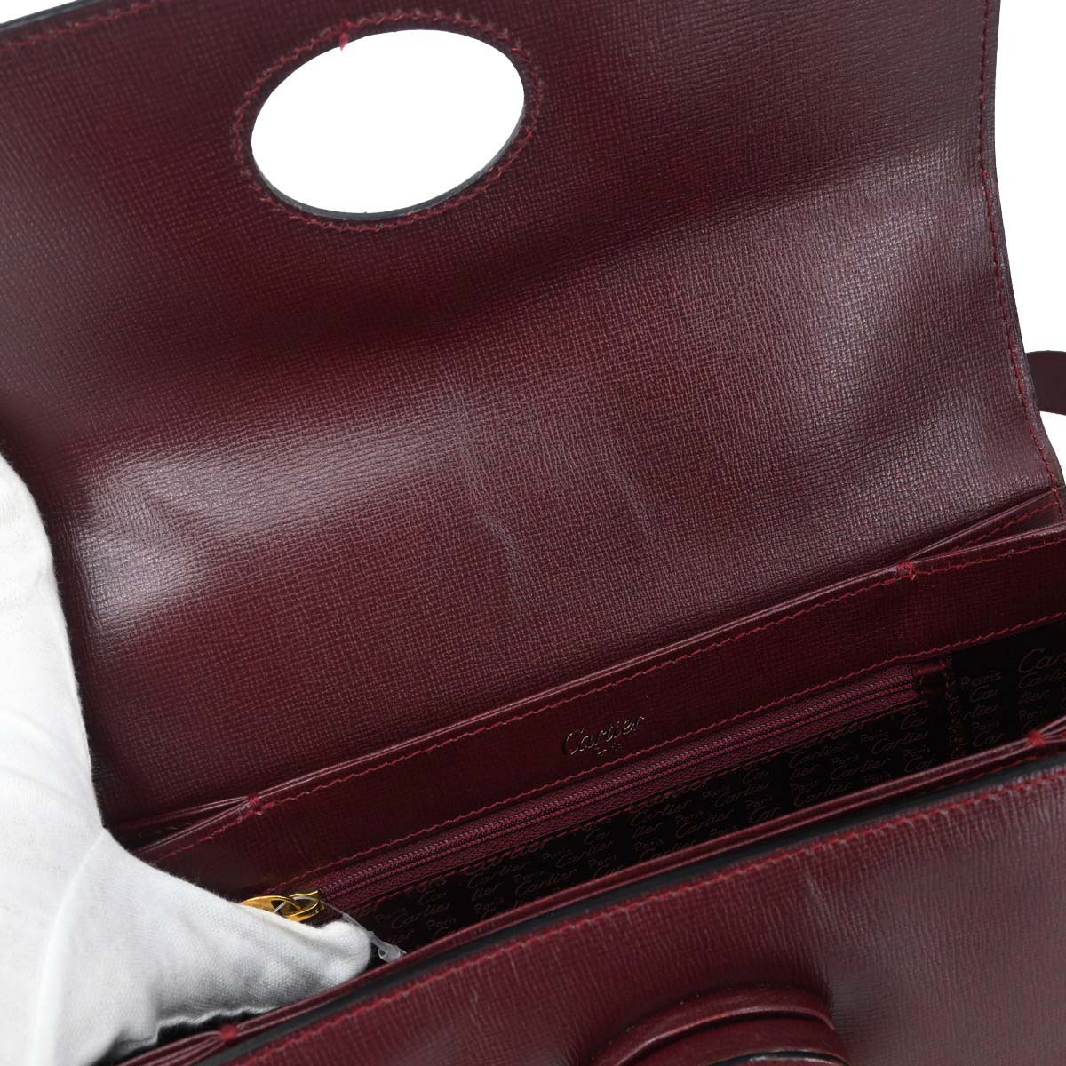 Cartier Bordeaux Shoulder Bag