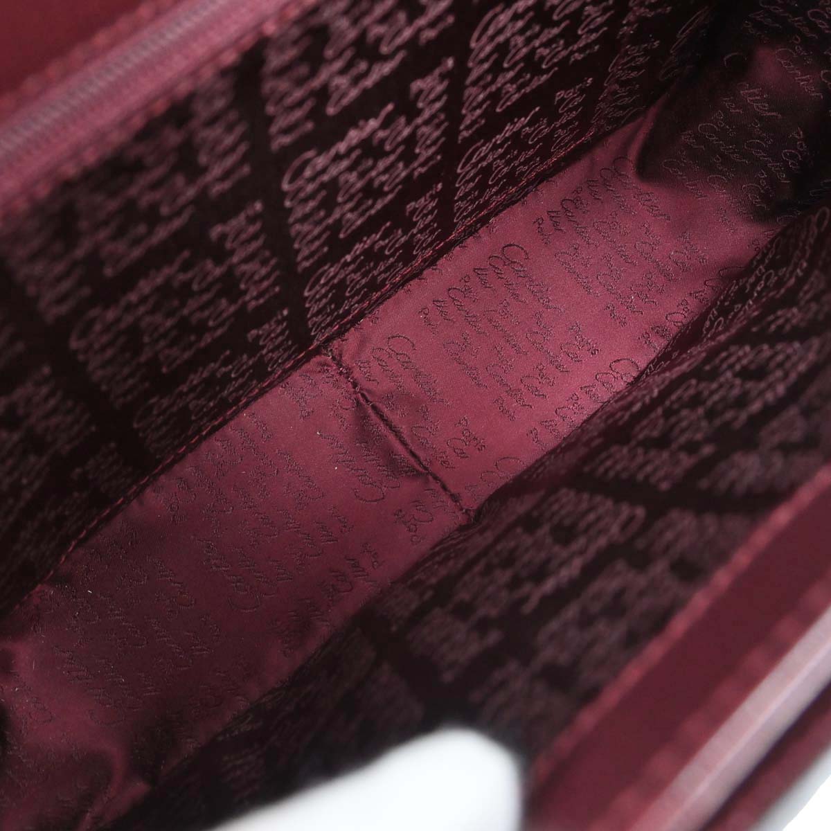 Cartier Bordeaux Shoulder Bag