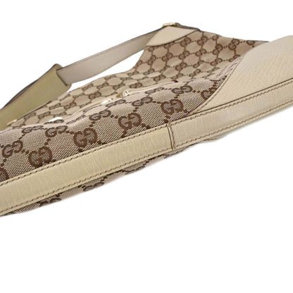 Gucci Beige GG Horsebit Handbag