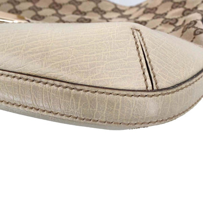 Gucci Beige GG Horsebit Handbag