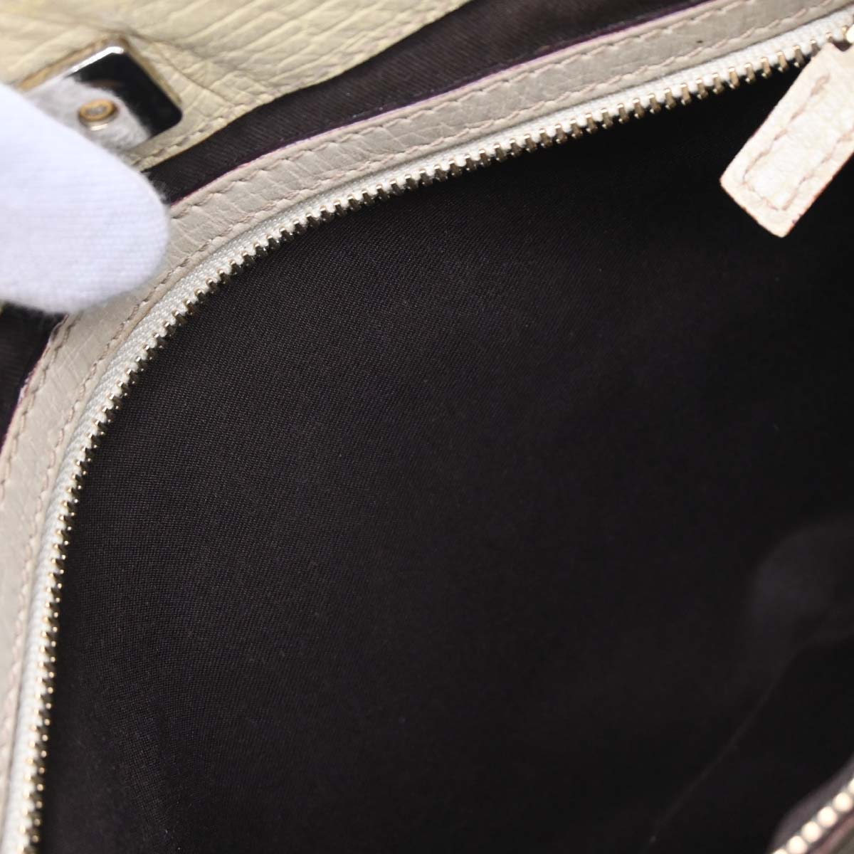 Gucci Beige GG Horsebit Handbag