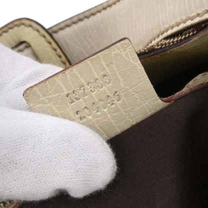 Gucci Beige GG Horsebit Handbag