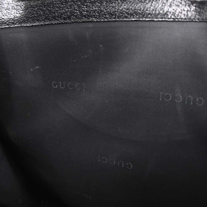 Gucci Black Pig skin Jackie Tote Handbag